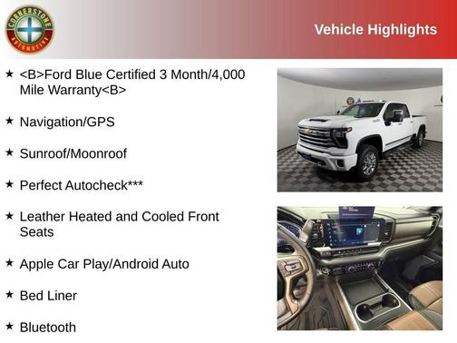 White 2024 Chevrolet Silverado 3500 High Country
