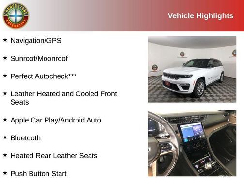 White 2023 Jeep Grand Cherokee Summit