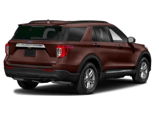 Red 2022 Ford Explorer XLT