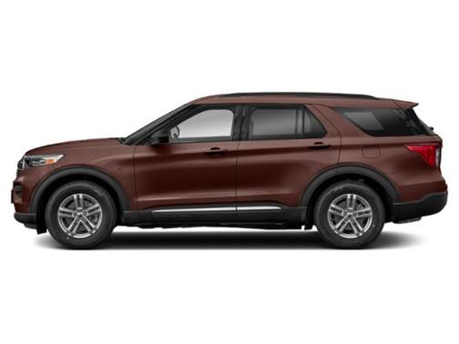 Red 2022 Ford Explorer XLT