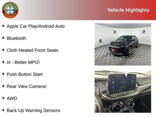 Black 2025 Chevrolet Blazer LT