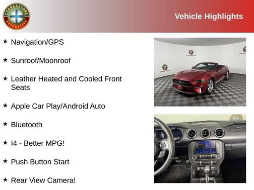 Red 2020 Ford Mustang EcoBoost Premium