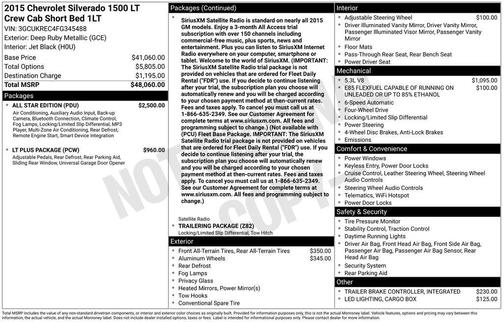 2015 Chevrolet Silverado 1500 LT