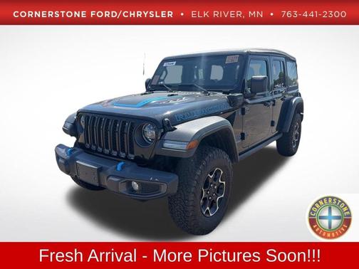 Black 2022 Jeep Wrangler Unlimited 4xe Rubicon