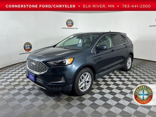 Blue 2024 Ford Edge SEL