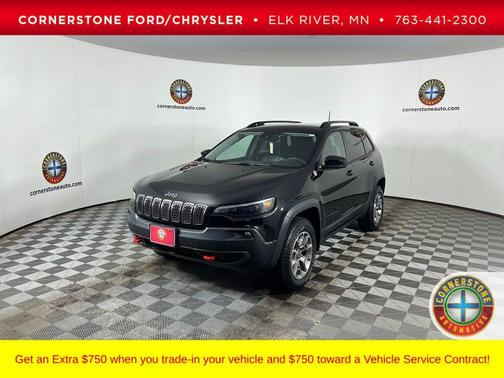 Diamond Black 2022 Jeep Cherokee Trailhawk