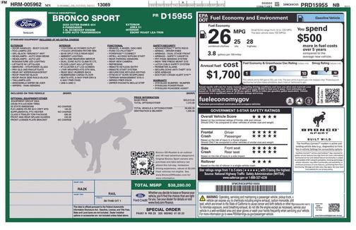 2023 Ford Bronco Sport Outer Banks