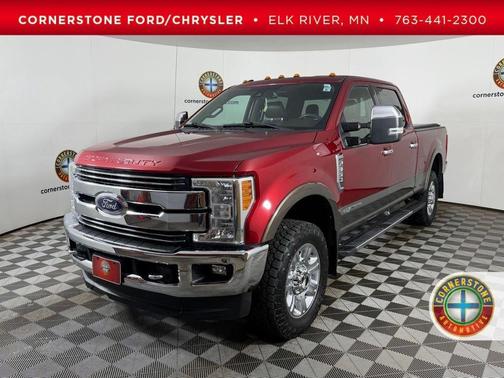 Red 2017 Ford F-350 King Ranch