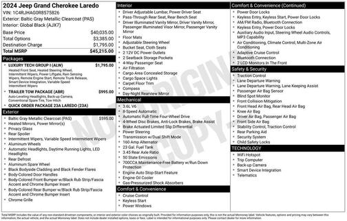 2024 Jeep Grand Cherokee Laredo