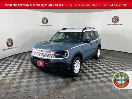 Azure Gray Metallic 2025 Ford Bronco Sport Heritage SUV