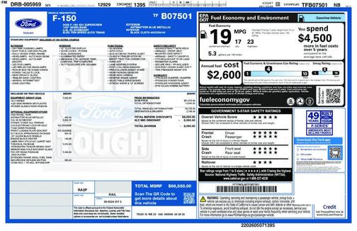 Blue 2026 Ford F-150 XLT