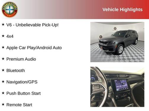 Gray 2022 Jeep Grand Cherokee L Laredo
