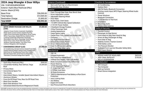 2024 Jeep Wrangler Sport