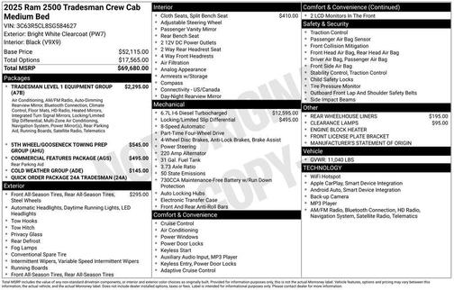 2025 RAM 2500 Tradesman