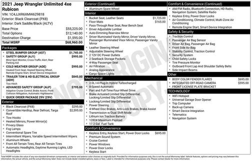 2021 Jeep Wrangler Unlimited 4xe Rubicon