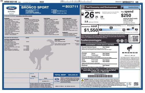 2021 Ford Bronco Sport Outer Banks