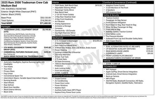 2025 RAM 3500 Tradesman