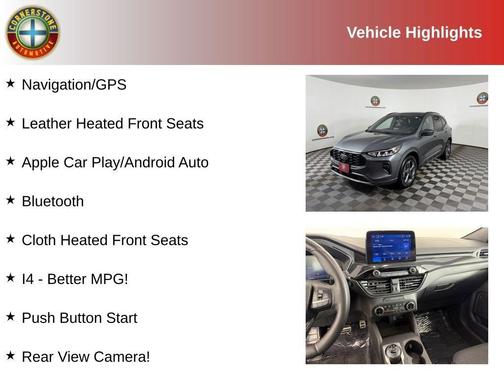 Gray 2023 Ford Escape ST-Line