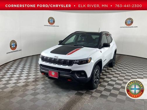 White 2026 Jeep Compass Trailhawk