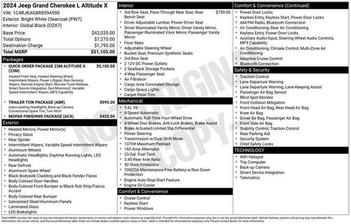 2024 Jeep Grand Cherokee L Laredo