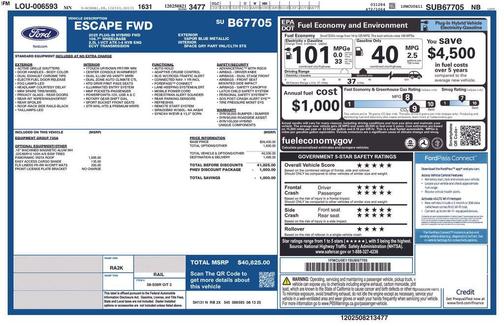 2025 Ford Escape PHEV