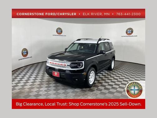 Black 2025 Ford Bronco Sport Heritage
