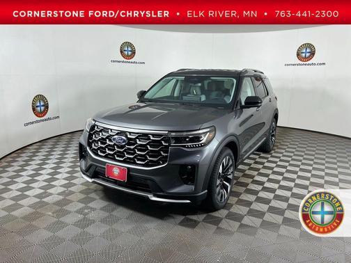 Carbonized Gray Metallic 2026 Ford Explorer Platinum