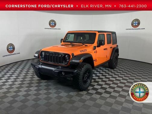 Orange 2025 Jeep Wrangler 4xe Sport