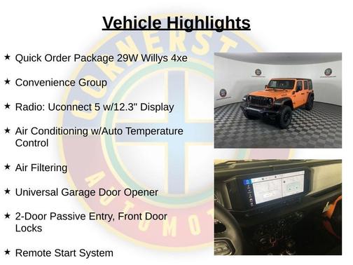 Orange 2025 Jeep Wrangler 4xe Sport