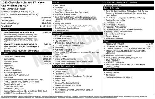 2023 Chevrolet Colorado Z71