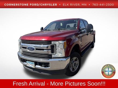 Red 2017 Ford F-250 XLT