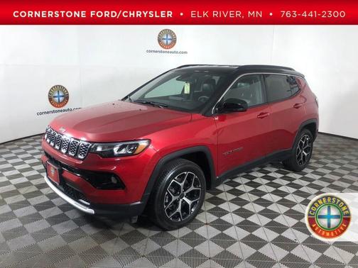 Red 2025 Jeep Compass Limited