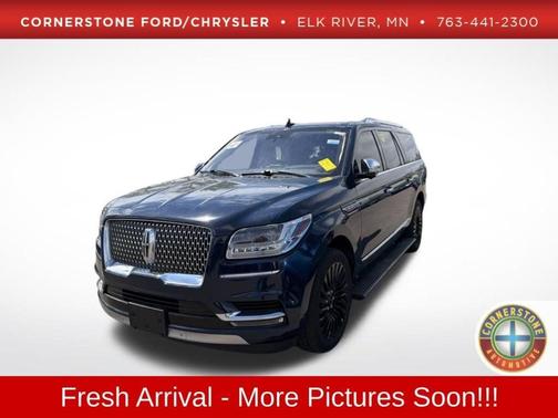 Blue 2018 Lincoln Navigator L Black Label