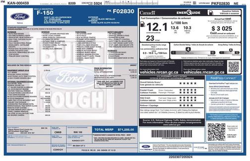 Black 2023 Ford F-150 XLT