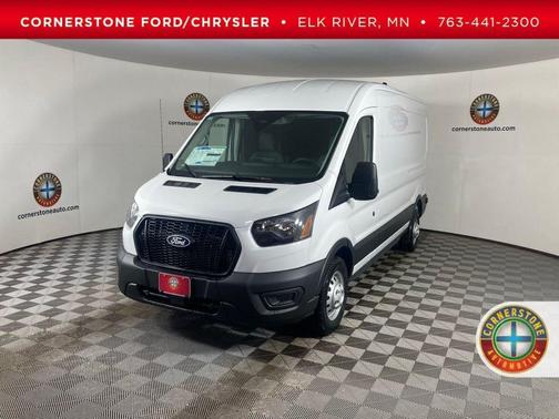 White 2026 Ford Transit-350 148 WB Medium Roof Cargo