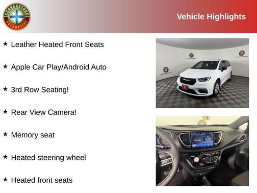 White 2025 Chrysler Pacifica Select