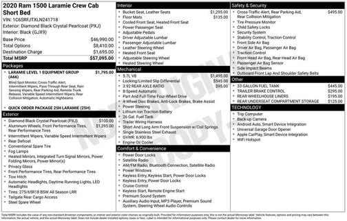 2020 RAM 1500 Laramie