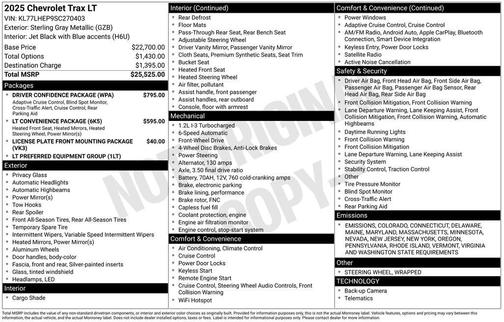 2025 Chevrolet Trax LT