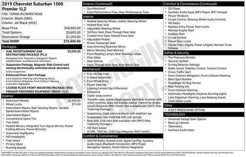 2019 Chevrolet Suburban Premier