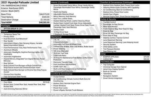 2021 Hyundai PALISADE Limited