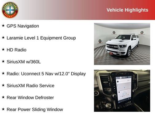 Bright White Clearcoat 2024 RAM 1500 Laramie