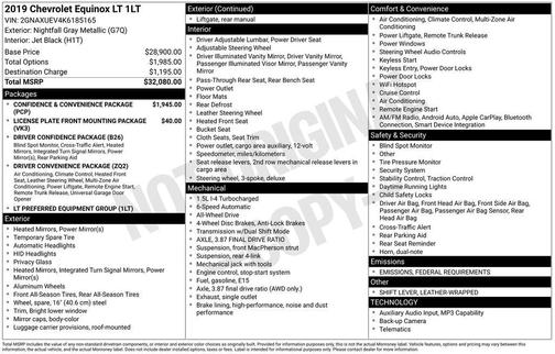 2019 Chevrolet Equinox 1LT