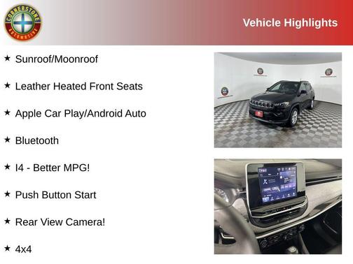 Diamond Black 2025 Jeep Compass Latitude