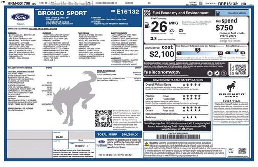 2024 Ford Bronco Sport Outer Banks