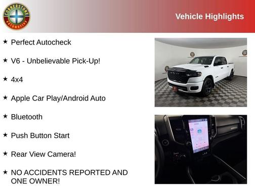 White 2025 RAM 1500 Big Horn/Lone Star