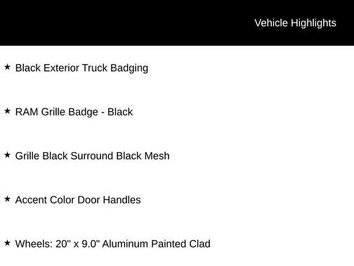 White 2025 RAM 1500 Big Horn/Lone Star