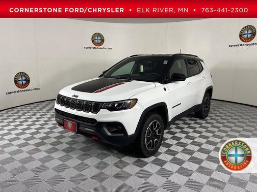 White 2025 Jeep Compass Trailhawk