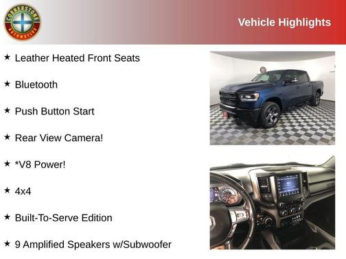 Blue 2020 RAM 1500 Big Horn