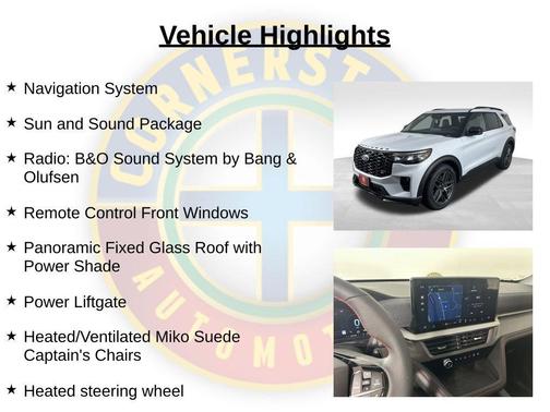 White 2026 Ford Explorer ST