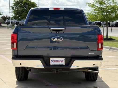 Blue 2018 Ford F-150 Lariat
